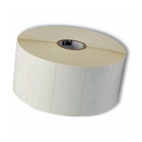 Boîte de 2 rouleaux d'étiquettes transfert thermique 51mmx25mm Polypro 3000T Gloss White Zebra 3011159