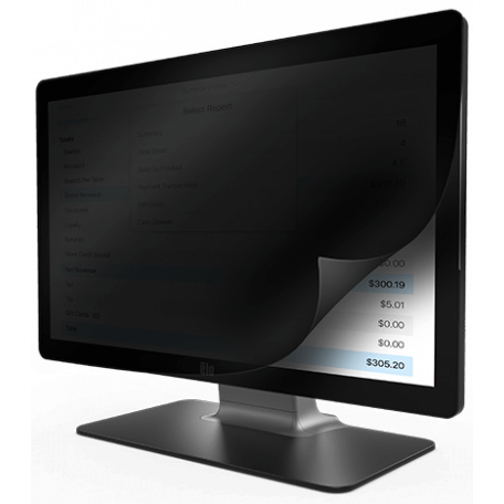 Elo Touch Solution E352977 filtre anti-reflets pour écran et filtre de confidentialité Filtre de confidentialité sans bords pour