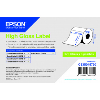 Epson HIGH GLOSS LBL DIE CUT 105 X 210 273 LBL