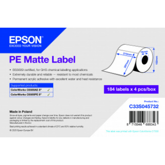 Epson PE MATT LBL DIE CUT 210 X 297 184 LBLS