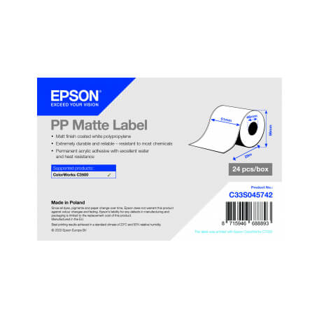 Epson PP MATTE LABEL CONT.R 51MMX29M .