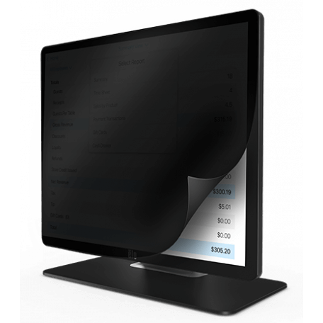 Elo Touch Solution E352596 filtre anti-reflets pour écran et filtre de confidentialité Filtre de confidentialité sans bords pour
