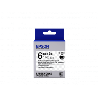 Epson LK-2TBN - Transparent - Noir sur Transparent - 6mmx9m