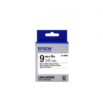 Epson LK-3WBN - Standard - Noir sur Blanc - 9mmx9m