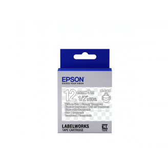 Epson LK-4TWN - Transparent - Blanc sur Transparent - 12mmx9m