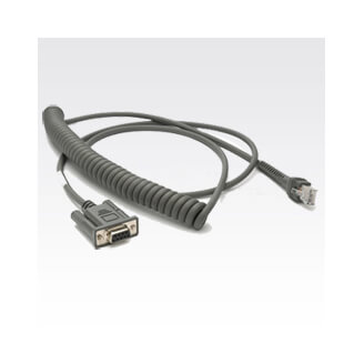 Zebra RS232 Cable câble de signal 2,7 m Gris