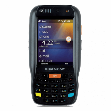 Datalogic Elf ordinateur portable de poche 8,89 cm (3.5") 640 x 480 pixels Écran tactile 415 g Noir