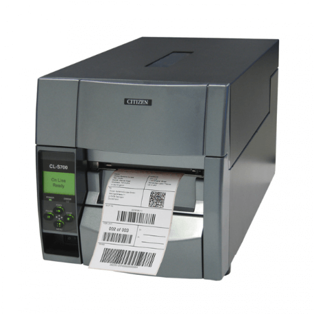 CL-S700IIDT PRINTER GREY DT WITH COMPACT ETHERNET CARD IN