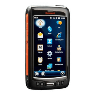 Honeywell Dolphin 70e ordinateur portable de poche 10,9 cm (4.3") 480 x 800 pixels Écran tactile 244 g Noir, Orange