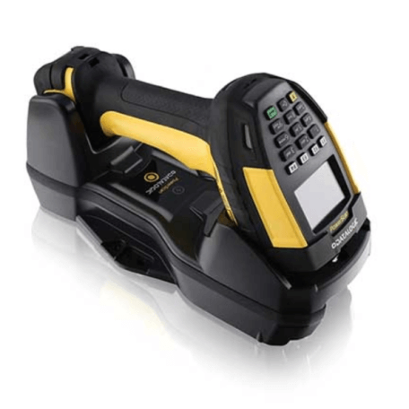 Datalogic PM9600-SR433RB lecteur de code barres Lecteur de code barre portable 1D/2D Laser Noir, Jaune