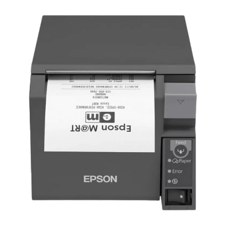 Epson TM-T70II/Wi-Fi+USB Glossy Black imprimante matricielle (à points)