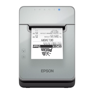 Epson TM-L100 (101): USB + Ethernet + Serial, Black, PS, EU, Liner-Free