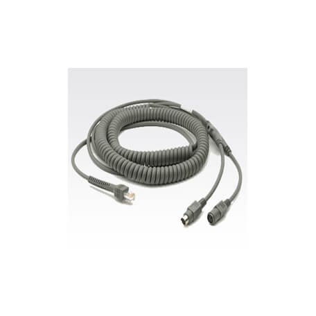 Zebra Keyboard Wedge Cable CBA-K08-C20PAR câble kvm 6 m Gris