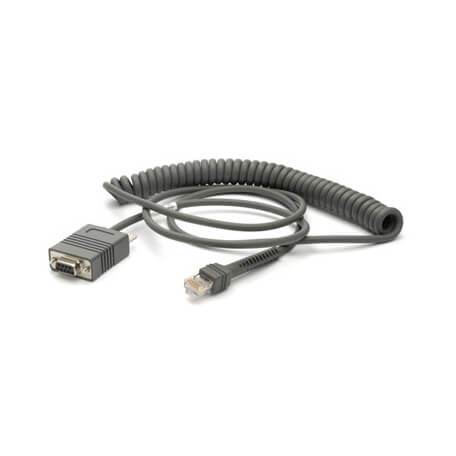 Zebra RS232 Cable câble de signal 2,7 m Gris