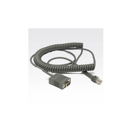 Zebra RS232 Cable câble de signal 3,6 m Gris