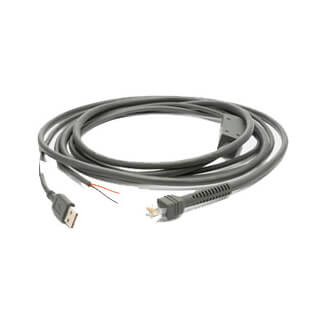 Zebra USB cable 4 pin USB Type A câble USB 2,7 m USB A Gris