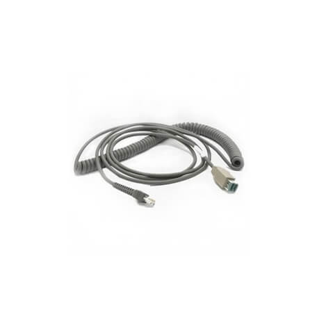Zebra USB Cable CBA-U08-C15ZAR câble USB 4,5 m USB A Gris