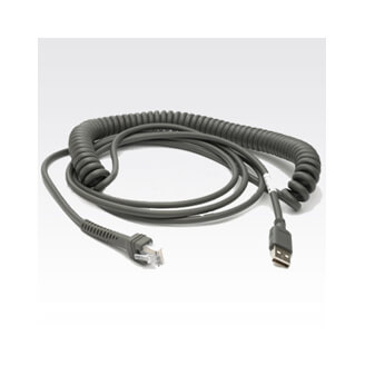 Zebra CBA-U12-C09ZAR adaptateur et connecteur de câbles USB Type A Gris