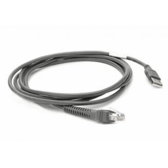 Zebra CBA-U21-S07ZBR câble Série Noir 2,1 m USB EAS