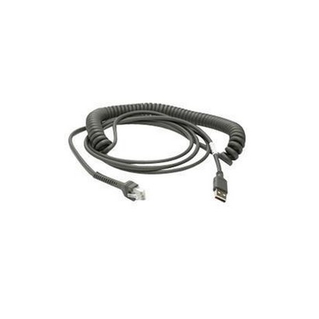 Zebra 4.6m USB A câble USB 4,6 m 2.0 Gris