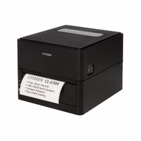CL-E303EX PRINTER 300DPI USB OPTION I/F SLOT BLACK EN PLUG