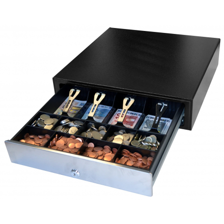 APG Cash Drawer ECD417-BLK-SS Tiroir-caisse Tiroir caisse manuel