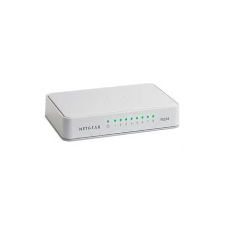 Netgear FS208 Non-géré Blanc