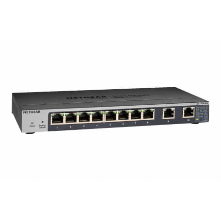 Netgear GS110EMX Géré L2 10G Ethernet (100/1000/10000) Noir