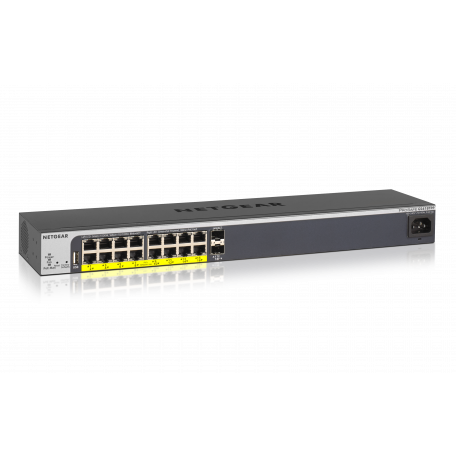 Netgear GS418TPP Géré L2/L3/L4 Gigabit Ethernet (10/100/1000) Noir Connexion Ethernet, supportant l'alimentation via ce port (Po