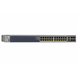 Netgear M4100-26G-POE Géré L2+ Gigabit Ethernet (10/100/1000) Gris 1U Connexion Ethernet, supportant l'alimentation via ce port