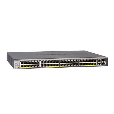 Netgear S3300-52X-PoE+ L2/L3 10G Ethernet (100/1000/10000) Noir Connexion Ethernet, supportant l'alimentation via ce port (PoE)