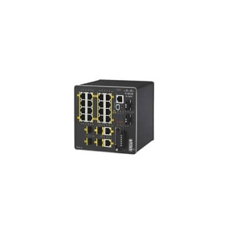 Cisco IE-2000-16PTC-G-L commutateur réseau Géré L2 Fast Ethernet (10/100) Noir Connexion Ethernet, supportant l'alimentation via