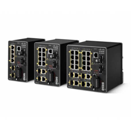 Cisco IE-2000U-16TC-GP commutateur réseau Géré Fast Ethernet (10/100) Noir Connexion Ethernet, supportant l'alimentation via ce