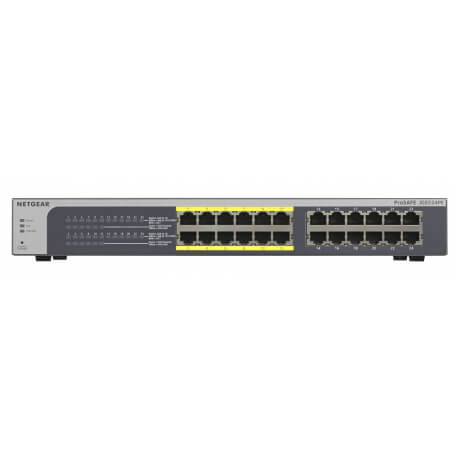Netgear ProSafe Plus JGS524PE Géré L3 Gigabit Ethernet (10/100/1000) Noir Connexion Ethernet, supportant l'alimentation via ce p