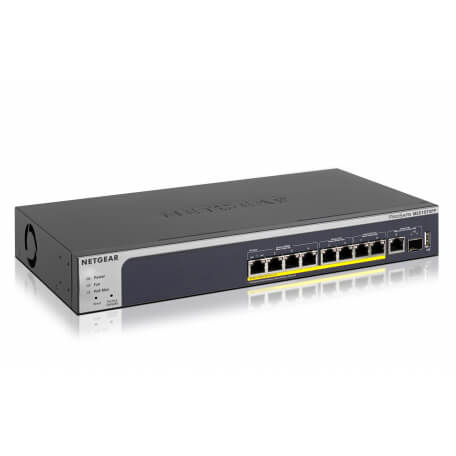 Netgear MS510TXPP Géré L2/L3/L4 Gigabit Ethernet (10/100/1000) Gris Connexion Ethernet, supportant l'alimentation via ce port (P