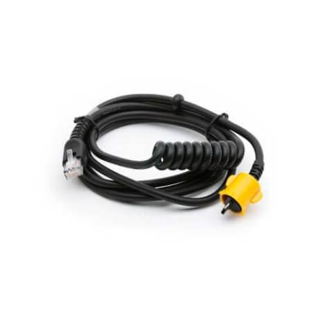 Zebra P1031365-062 adaptateur et connecteur de câbles RJ-45 Noir, Jaune