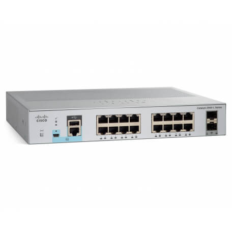 Cisco Catalyst 2960L-16TS-LL Géré L2 Gigabit Ethernet (10/100/1000) Gris 1U