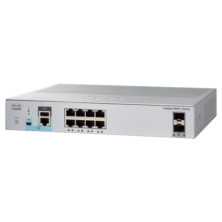 Cisco WS-C2960L-8TS-LL commutateur réseau Géré L2 Gigabit Ethernet (10/100/1000) Gris 1U